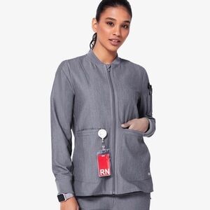 FIGS Bellery Scrub Jackets Graphite Grey BRAND NEW- no tags. Size Medium